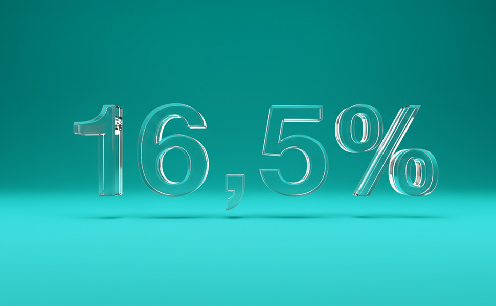 ЦБ снизил ключевую ставку на 50 базисных пунктов – до 16,5%